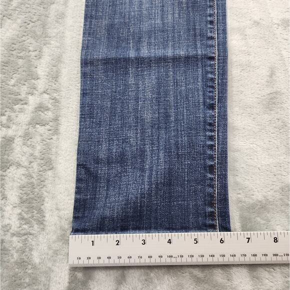 Chico's Jeans Womens 00 XS/2 Blue So Slimming Girlfriend Slim Leg Crop Stretch - Picture 12 of 13